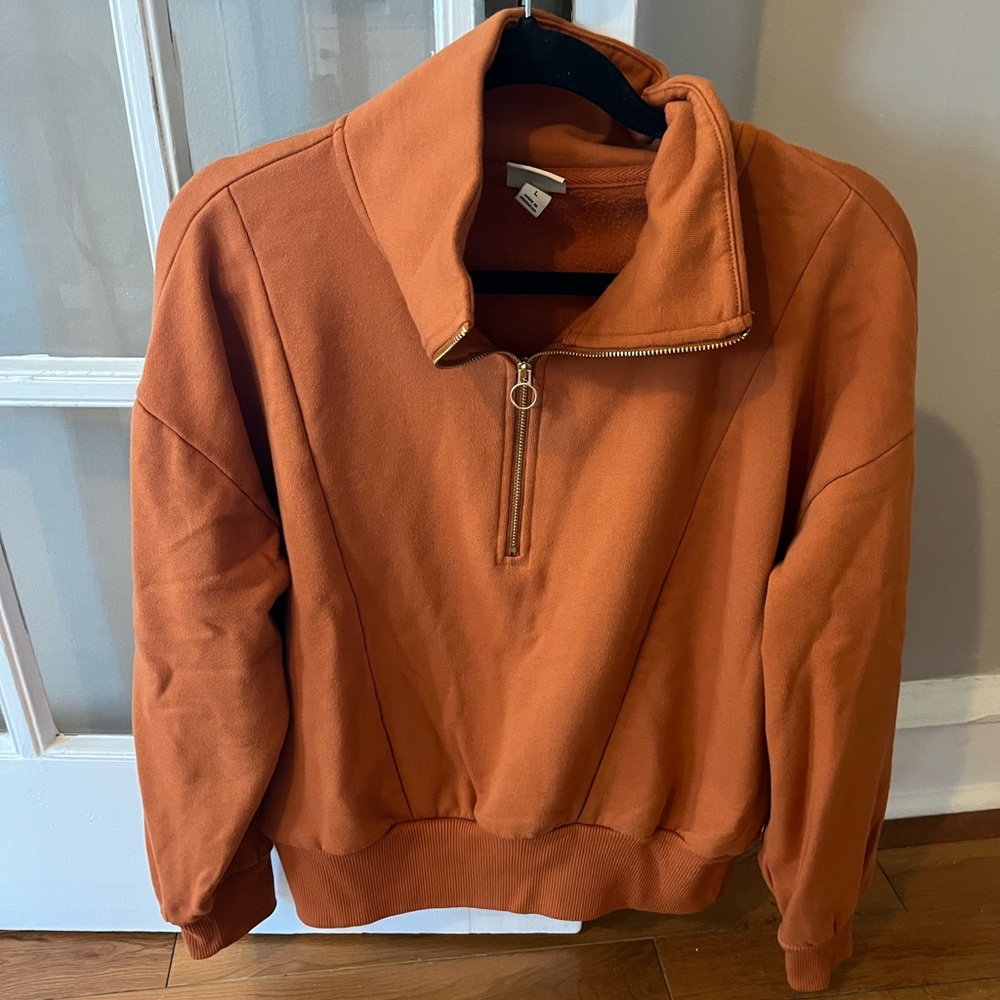 A New Day Rust Quarter Zip